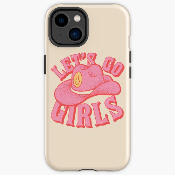 Let&#39;s Go Girls | Pink Cowboy Cowgirl Rodeo Hat Preppy Aesthetic Bachelorette Party | HOWDY Y&amp;amp;#39;ALL | White Background iPhone Tough Case RB1008 product Offical amp Merch