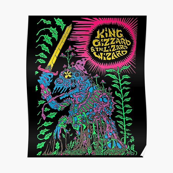 King Gizzard & the Lizard Wizard  Poster RB1008 product Offical amp Merch