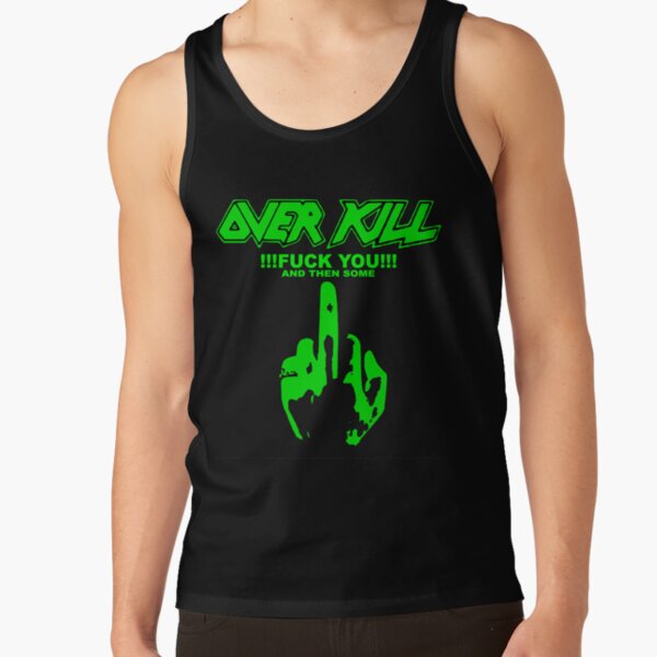 Overkill Band Cotton Men's T-Shirts Short Sleeve Tees & Tops Clothing Tank Top RB1008 product Offical amp Merch