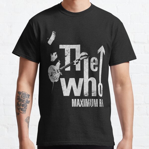The Who Maximum R&B Pete Townshend Rock Official Tee Classic Classic T-Shirt RB1008 product Offical amp Merch