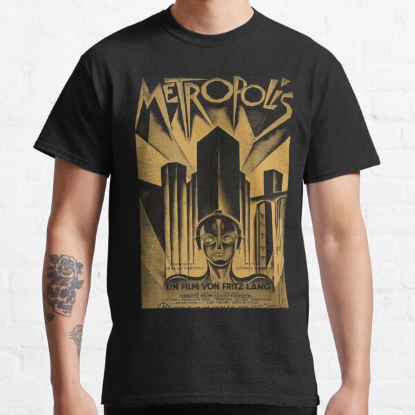  Metropolis, Fritz Lang, 1926 - vintage movie poster, b&w Classic T-Shirt RB1008 product Offical amp Merch