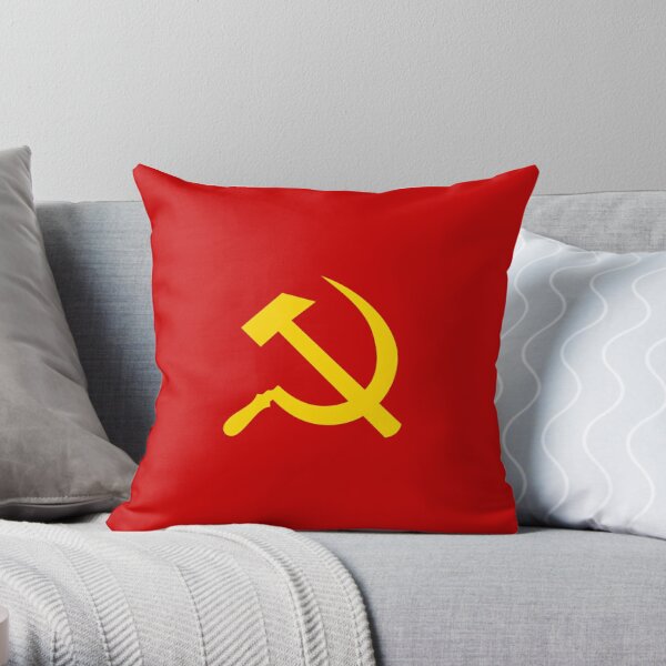 Hammer & Sickle Throw Pillow RB1008 product Offical amp Merch
