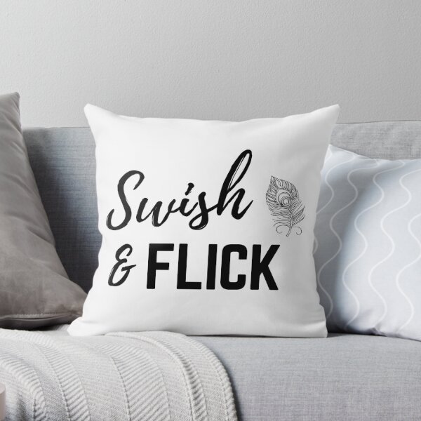 Swish &amp;amp;amp;amp;amp;amp;amp;amp;amp;amp;amp;amp;amp;amp;amp;amp;amp;amp;amp;amp;amp;amp;amp;amp;amp;amp;amp;amp;amp;amp;amp;amp;amp;amp;amp;amp;amp;amp;amp;amp;amp;amp;amp;amp; Flick Throw Pillow RB1008 product Offical amp Merch