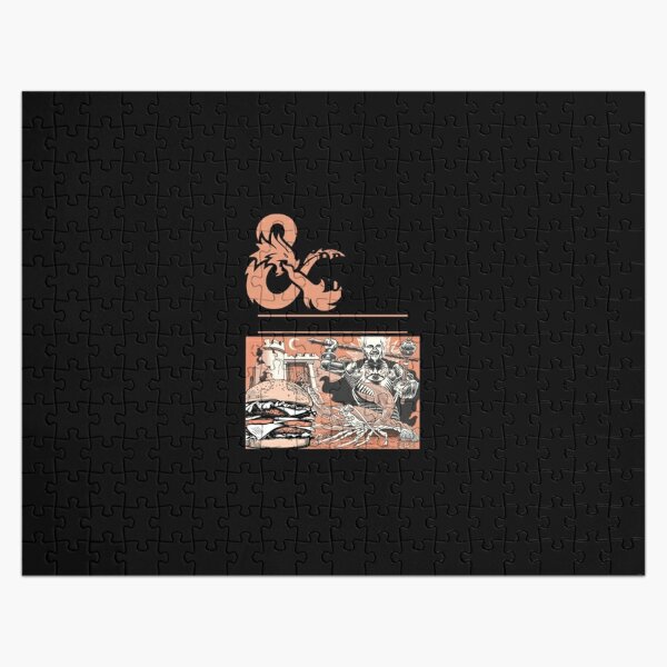 Dungeons & Diners & Dragons & Drive-Ins & Dives T-Shirt Jigsaw Puzzle RB1008 product Offical amp Merch
