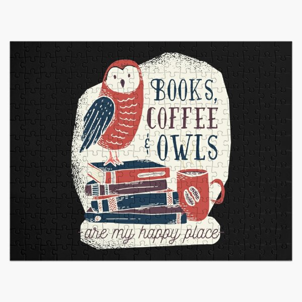 Books, coffee &amp;amp;amp;amp;amp;amp;amp;amp;amp;amp;amp;amp;amp;amp;amp;amp;amp;amp;amp;amp;amp;amp;amp;amp;amp;amp;amp;amp;amp;amp;amp;amp;amp;amp;amp;amp;amp;amp;amp;amp;amp;amp;amp;amp; owls Jigsaw Puzzle RB1008 product Offical amp Merch